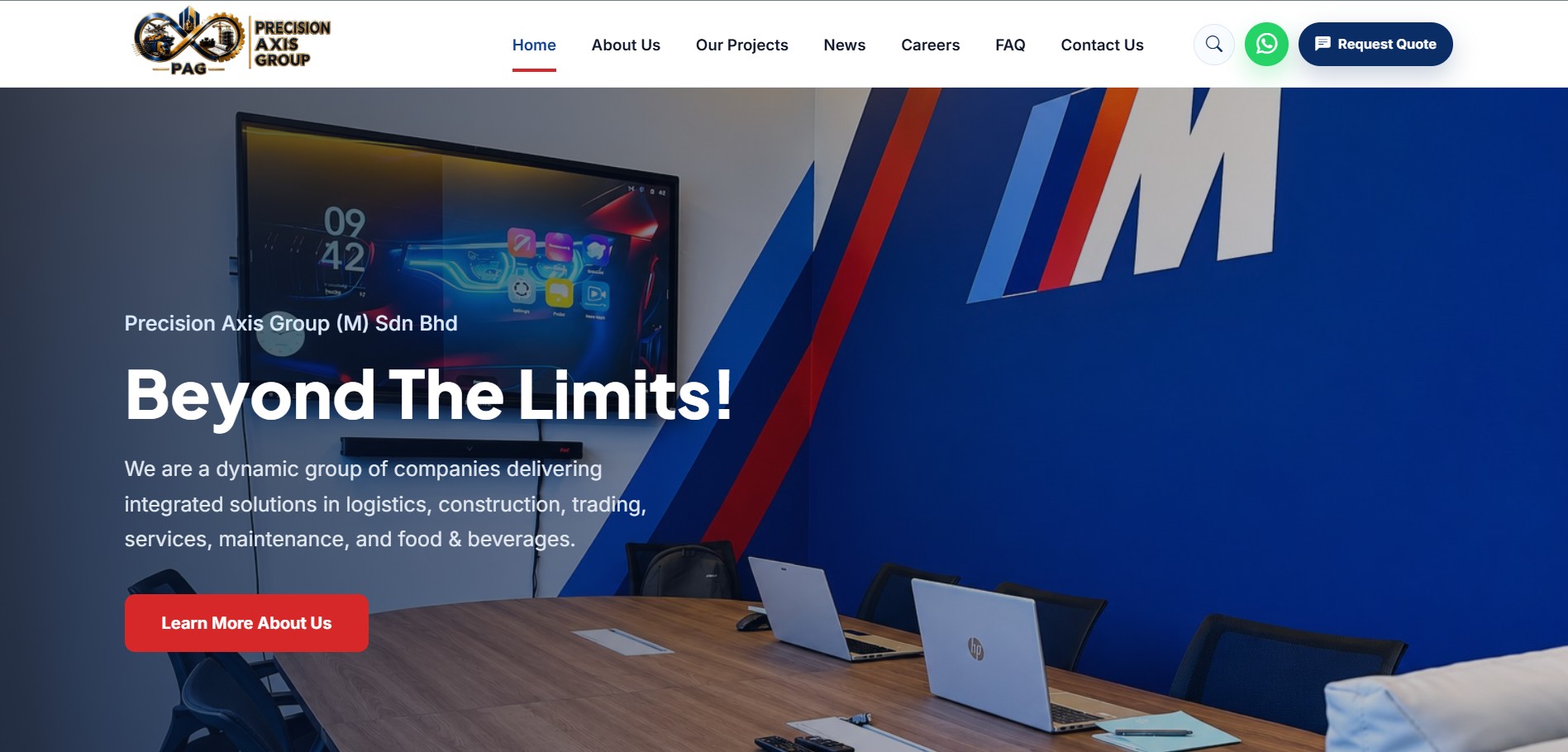 Precision Axis Group project preview